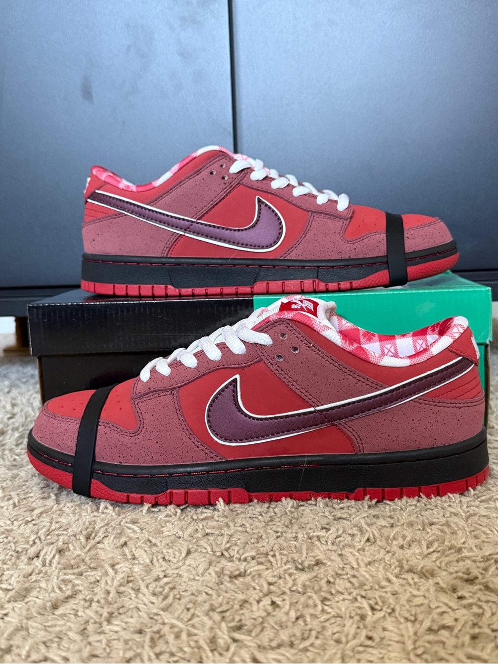 Nike Low Dunks X Red Lobster (Comes With Box) (Mens Size 10)